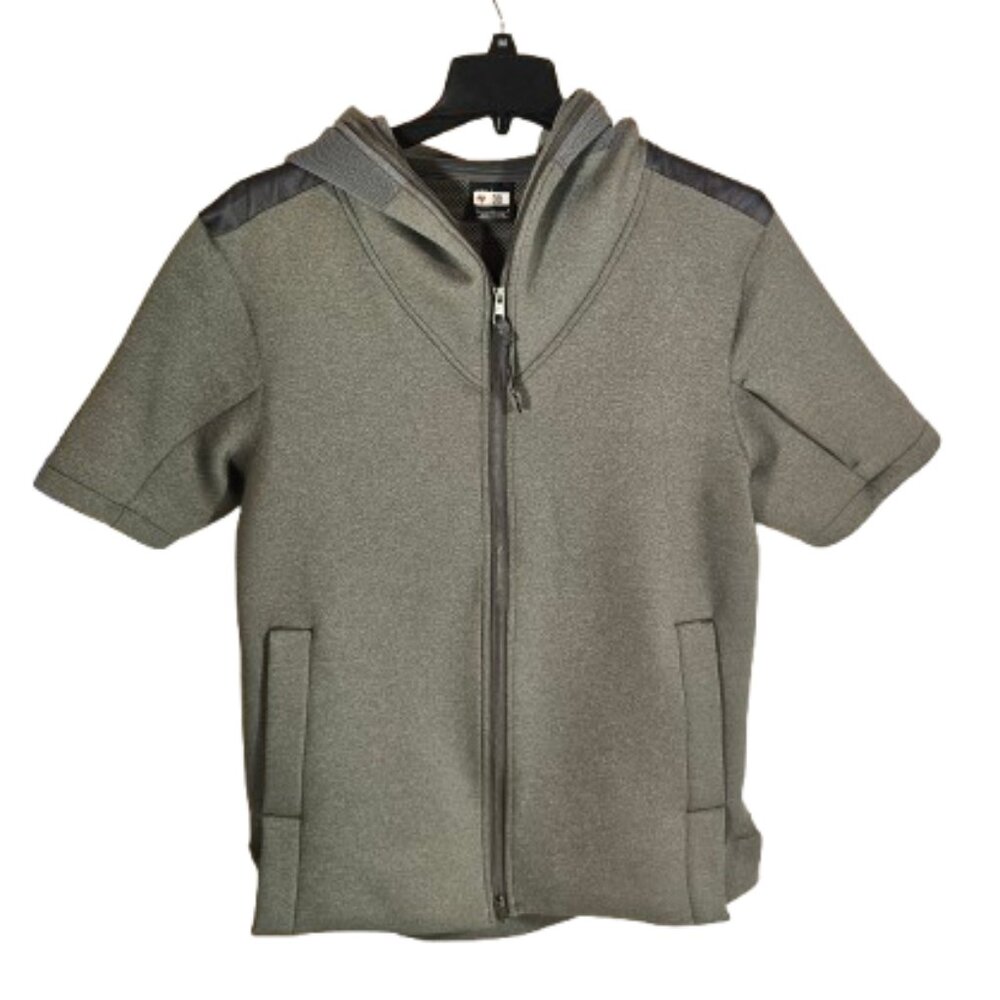 Nike On-field short sleeve gray full zip hoodie jacket Tampa Bay #30 men's large